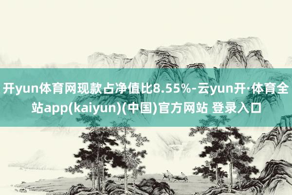 开yun体育网现款占净值比8.55%-云yun开·体育全站app(kaiyun)(中国)官方网站 登录入口