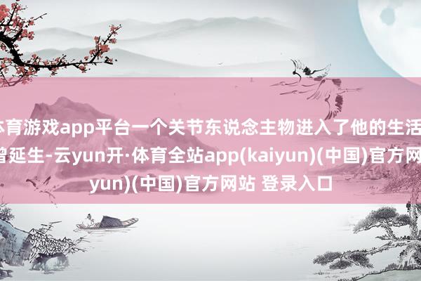 体育游戏app平台一个关节东说念主物进入了他的生活——他的长兄曾延生-云yun开·体育全站app(kaiyun)(中国)官方网站 登录入口